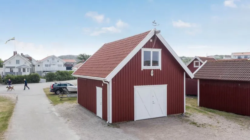 Villa, Sjöbod på Väjerns hamnplan, Väjern, Sotenäs