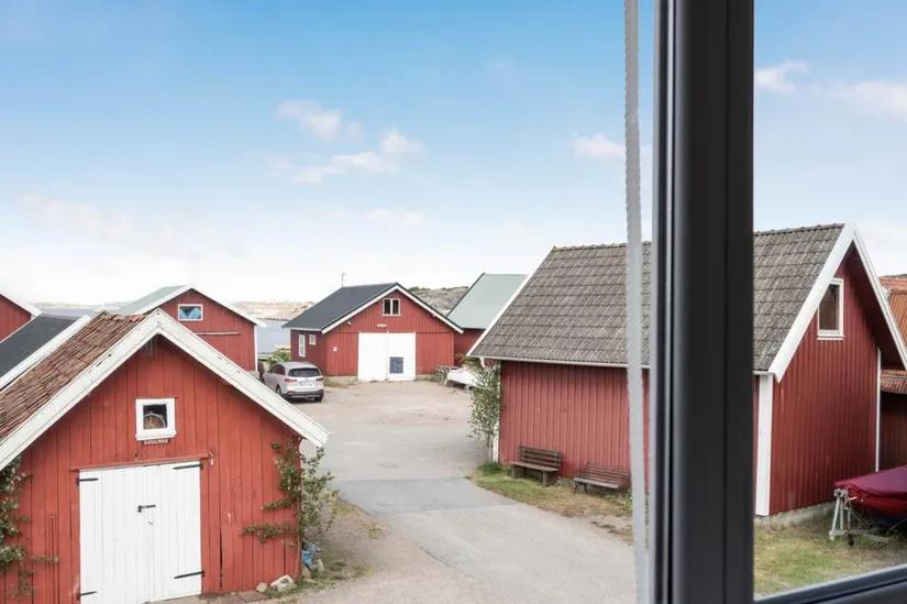 Villa, Sjöbod på Väjerns hamnplan, Väjern, Sotenäs