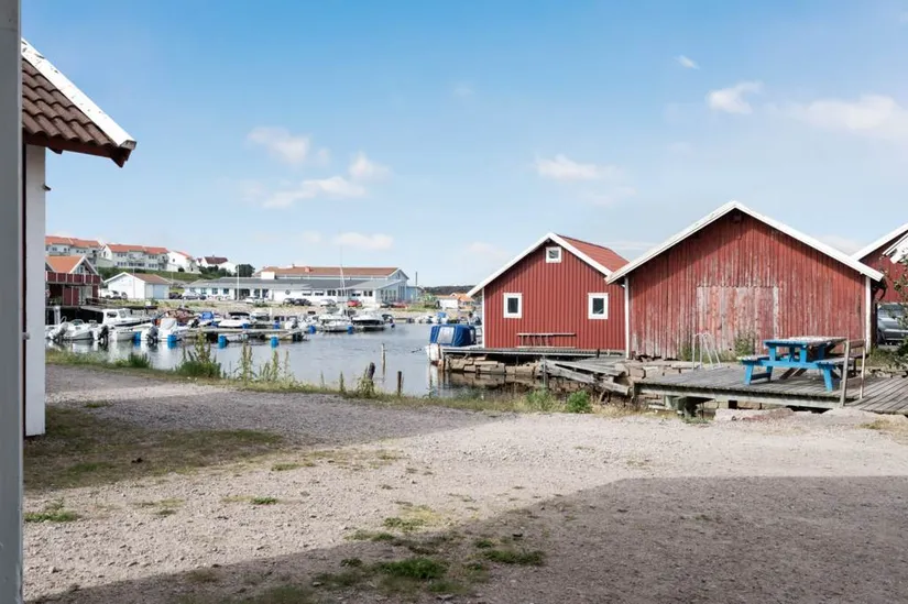 Villa, Sjöbod på Väjerns hamnplan, Väjern, Sotenäs