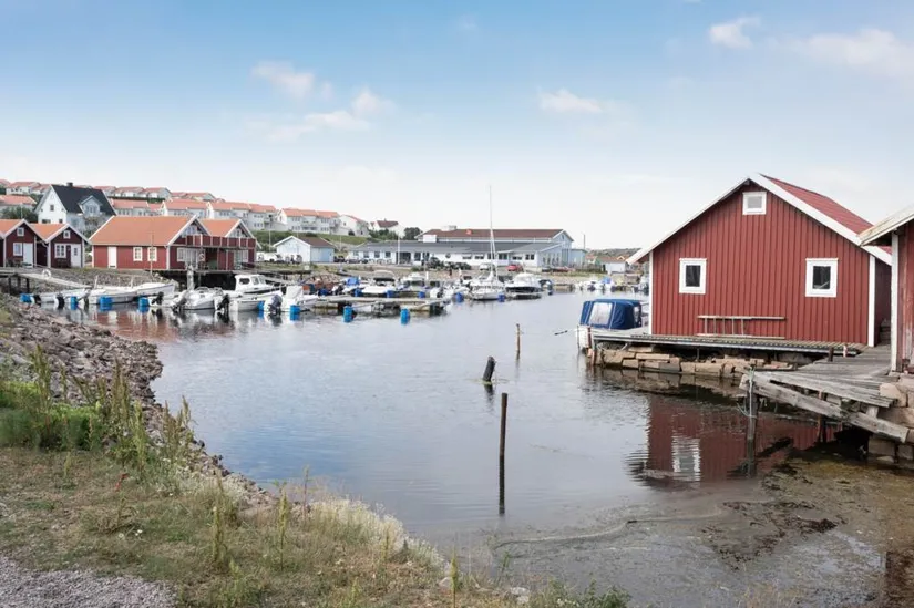 Villa, Sjöbod på Väjerns hamnplan, Väjern, Sotenäs