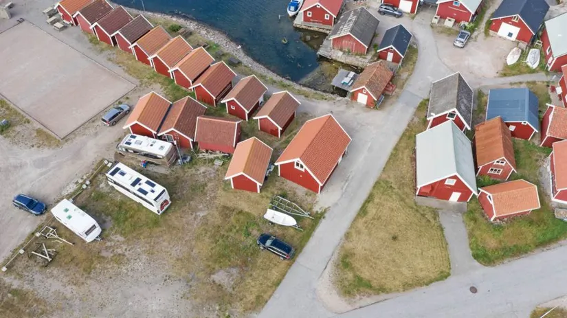 Villa, Sjöbod på Väjerns hamnplan, Väjern, Sotenäs