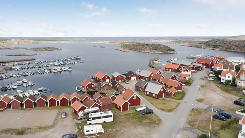 Villa, Sjöbod på Väjerns hamnplan, Väjern, Sotenäs