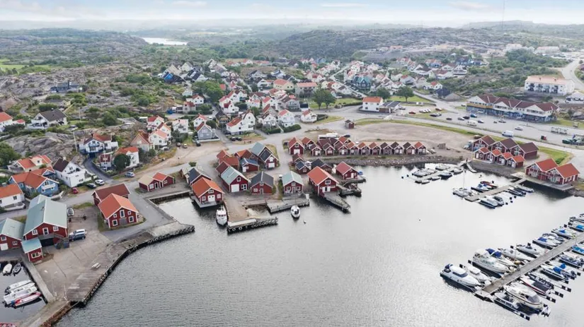 Villa, Sjöbod på Väjerns hamnplan, Väjern, Sotenäs