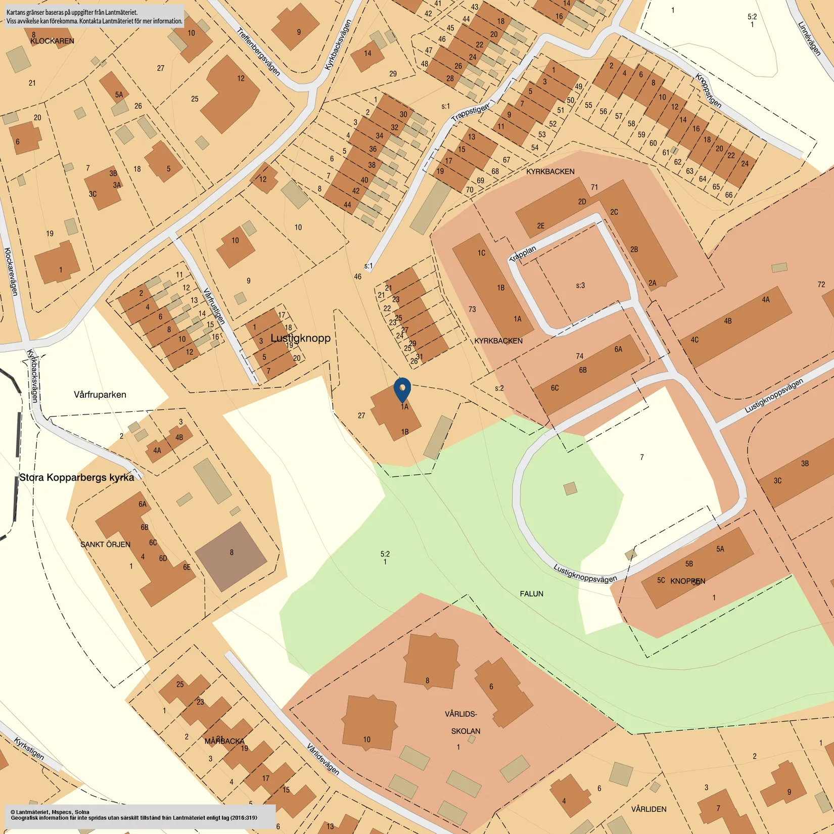 Bostadsrätt, Gamla Lustigknopp 1A, Lustigknopp, Falun