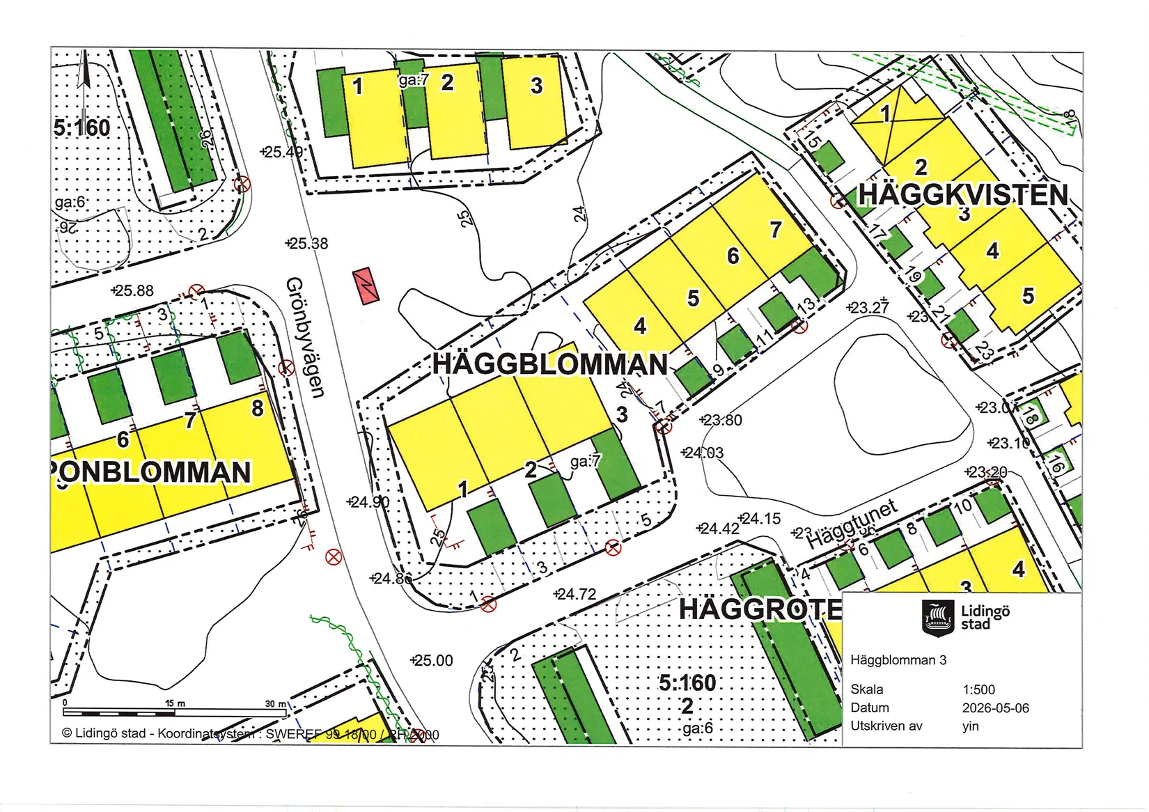 Villa, Radhus, Häggtunet 5, Rudboda, Lidingö
