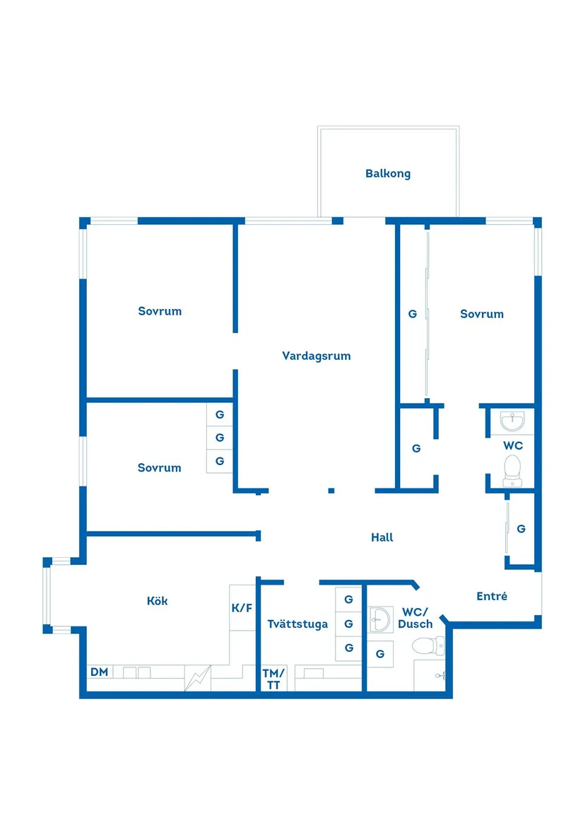 Bostadsrätt, Överstegatan 2, T1, Linköping
