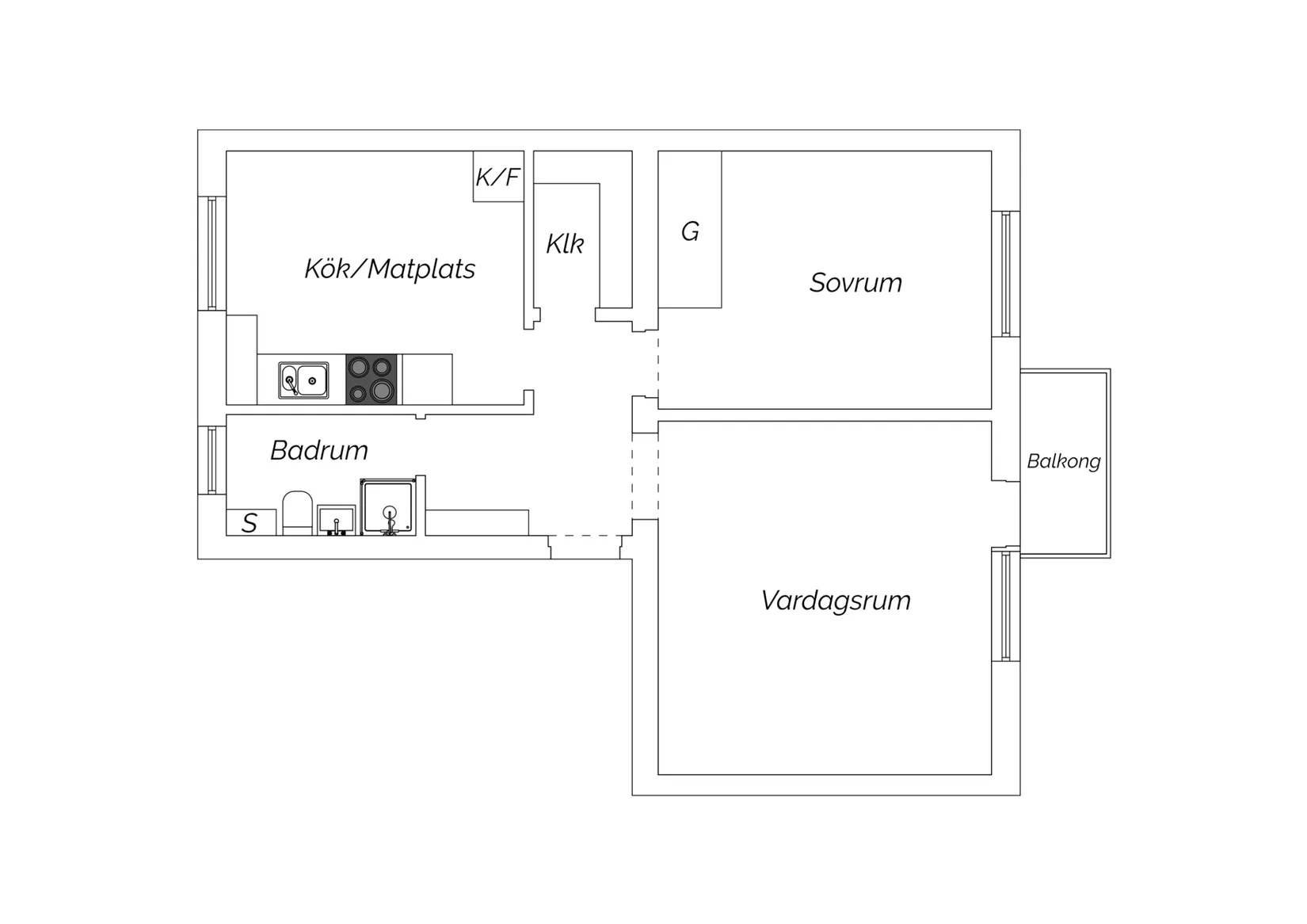Bostadsrätt, Bryggaregatan 22C, Väster, Lund