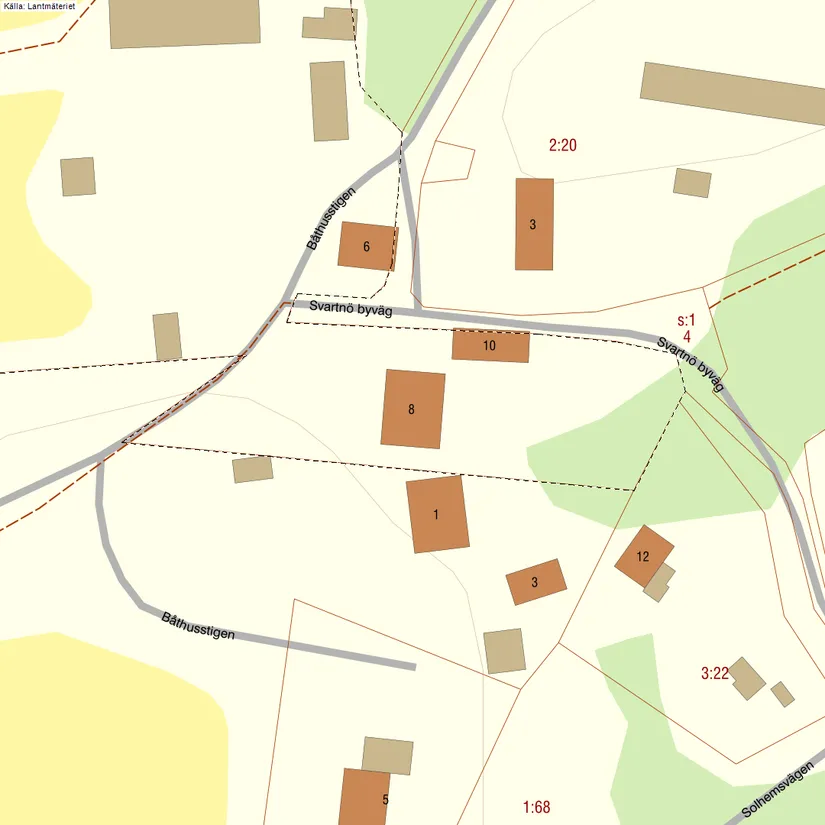 Gård/Skog, Svartnö byväg 8, Svartnö, Norrtälje