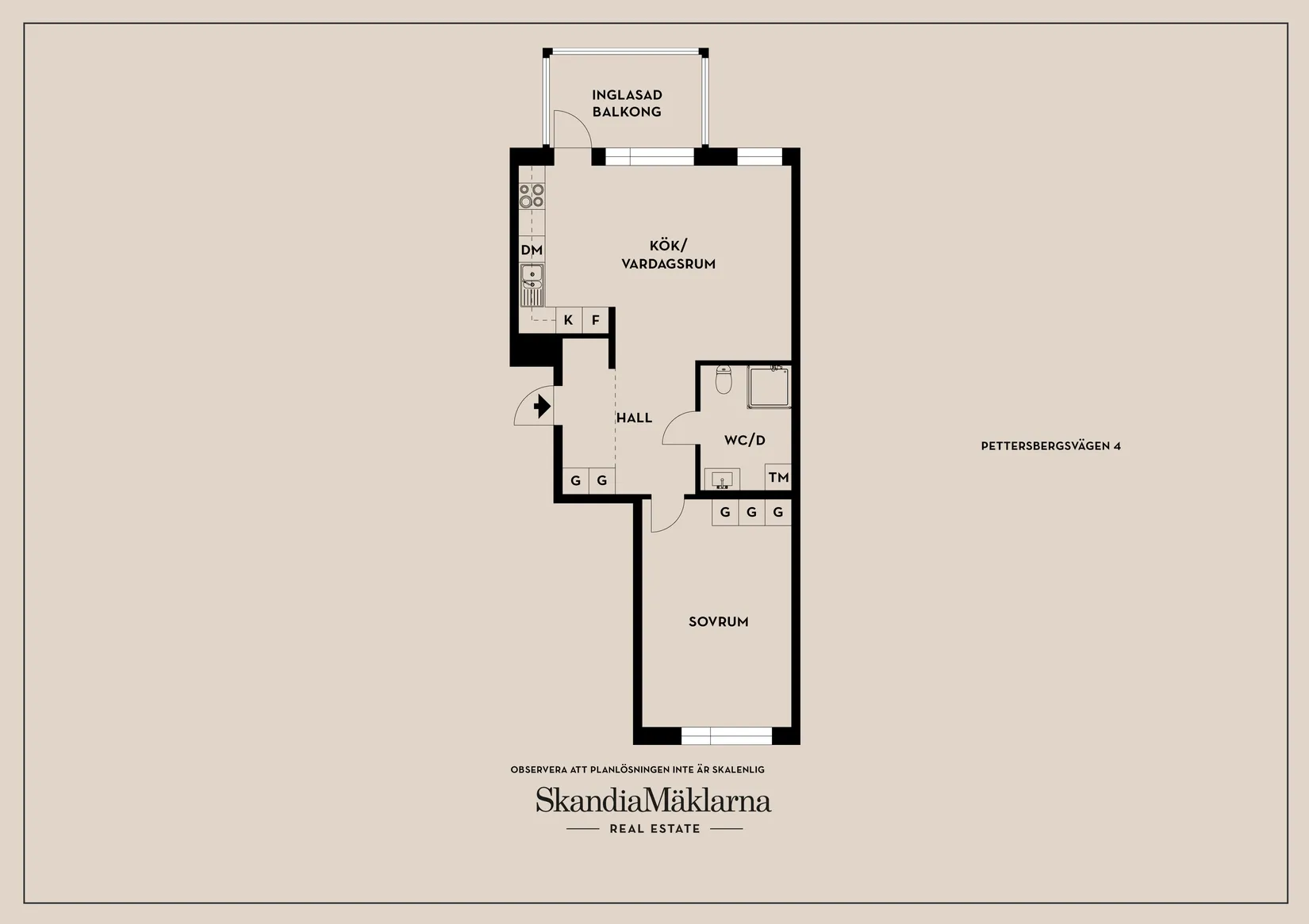 Bostadsrätt, Pettersbergsvägen 4, Norrboda - Kungsängen, Upplands-Bro