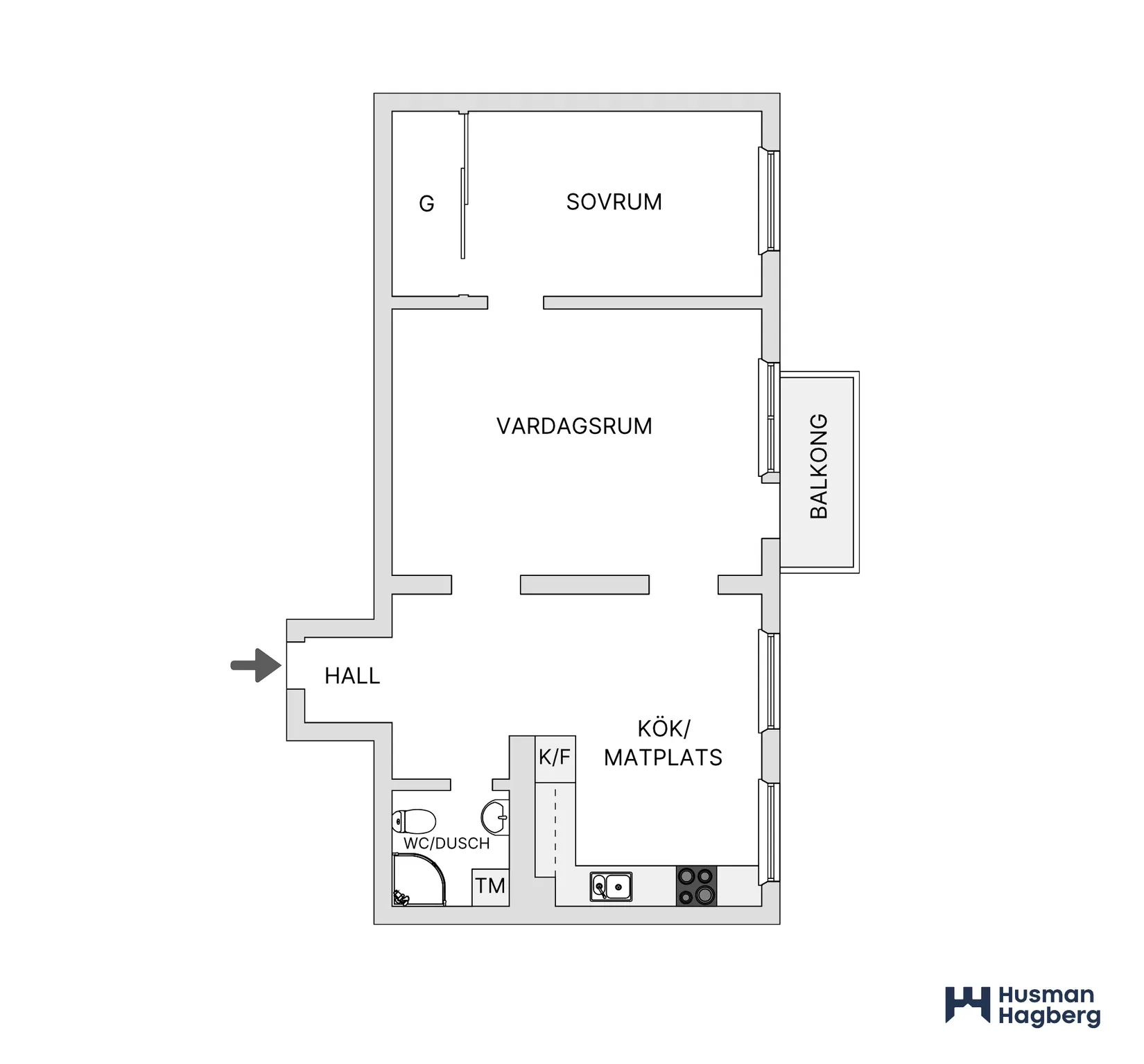 Bostadsrätt, Rådhusesplanaden 17E, Centrum, Umeå