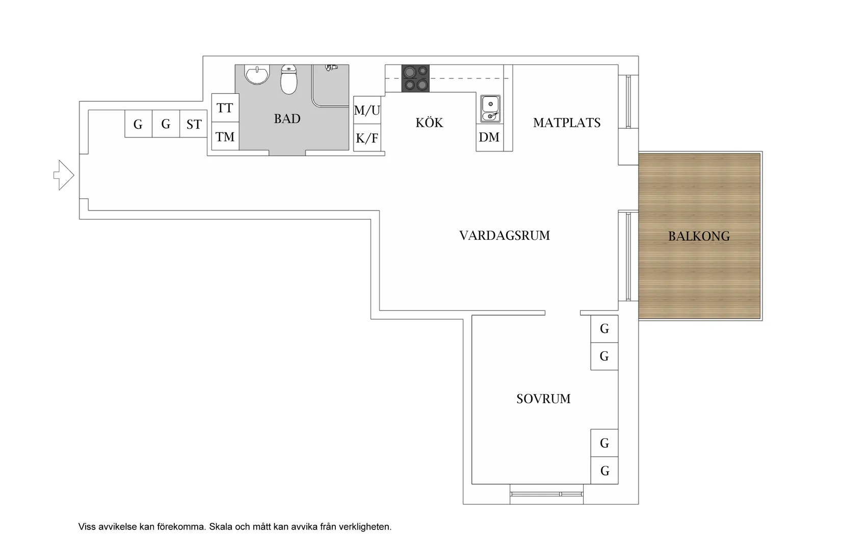Bostadsrätt, Arvidstorpsvägen 53, Arvidstorp, Falkenberg