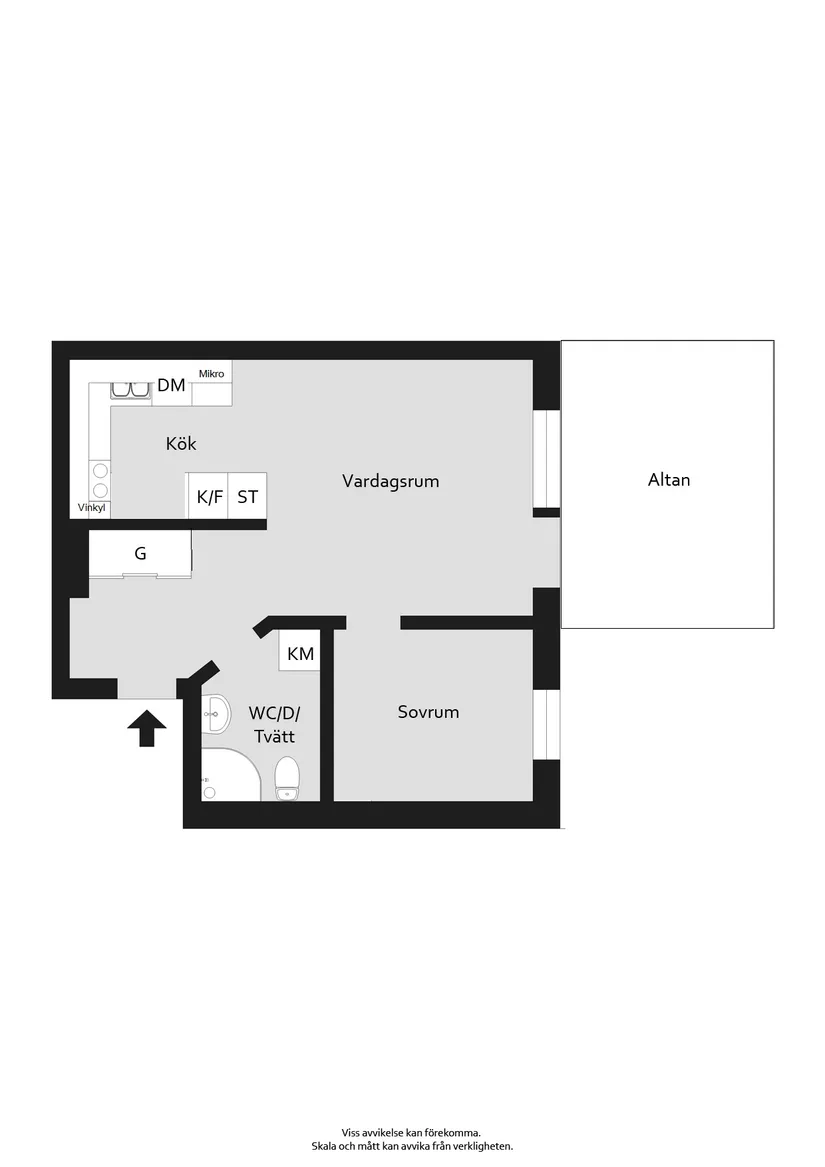 Bostadsrätt, Muningatan 21, Kungsängen / Industristaden, Uppsala