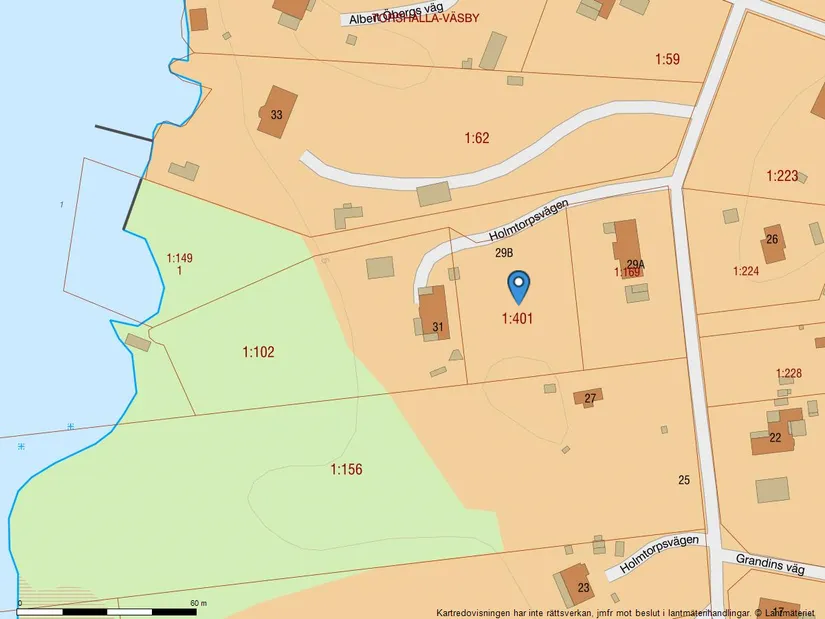Tomt, Holmtorpsvägen 29B, Mälarbaden, Eskilstuna
