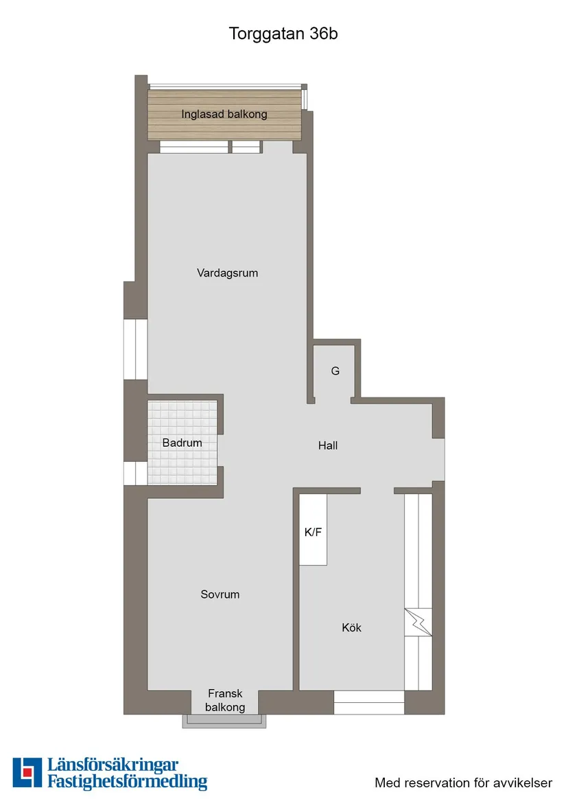 Bostadsrätt, Torggatan 36B, Centrum, Enköping
