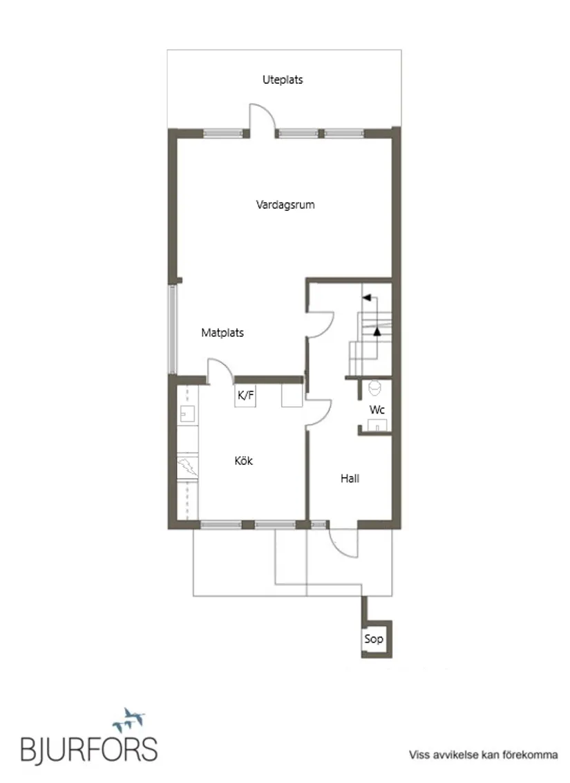 Villa, Radhus, Rosgatan 13E, Morön, Skellefteå