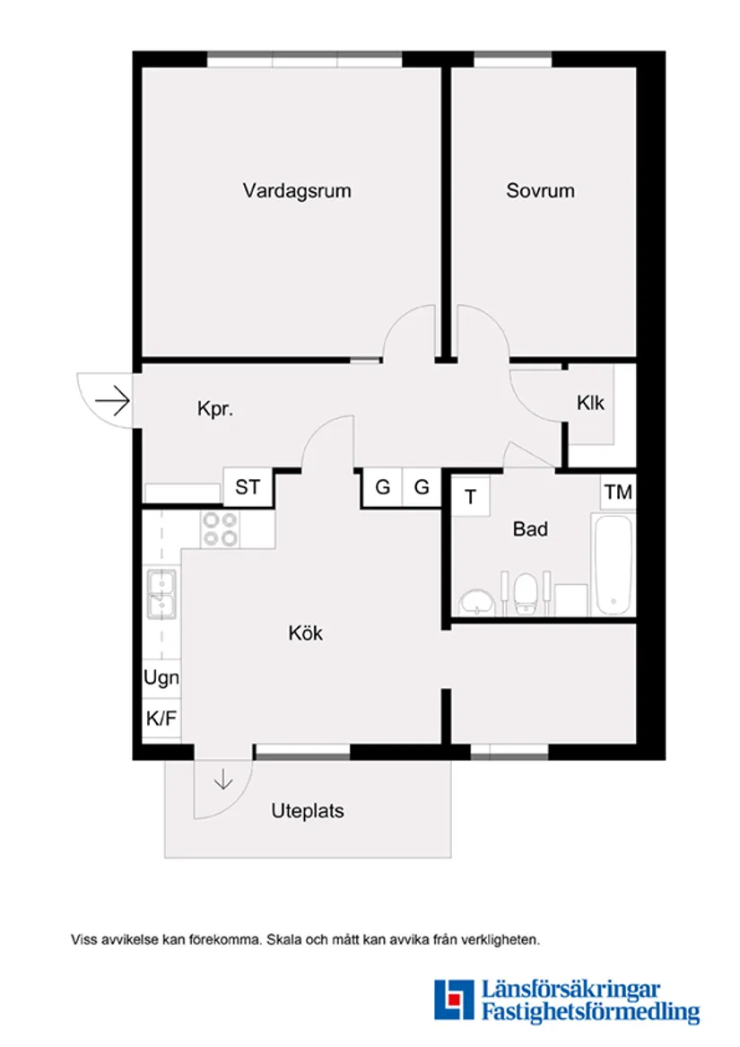 Bostadsrätt, Norra Drottninggatan 44B, Vännäs