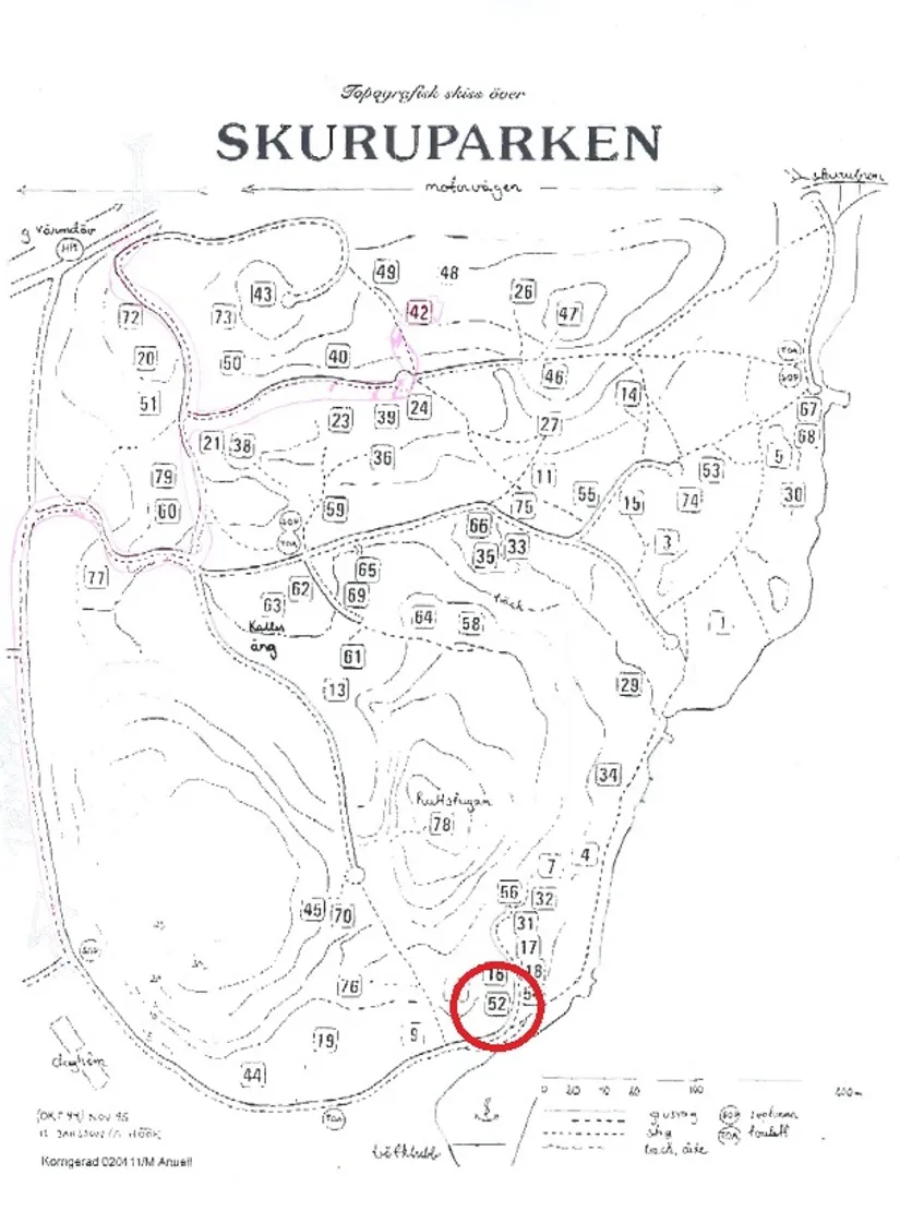 Villa, Skuruparken Stuga nr 52, Skuruparken, Nacka