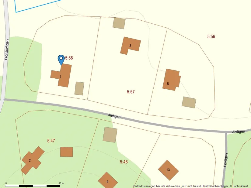 Villa, Alvägen 1, Kalkudden, Strängnäs
