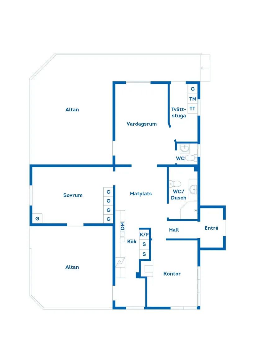 Villa, Alvägen 1, Kalkudden, Strängnäs