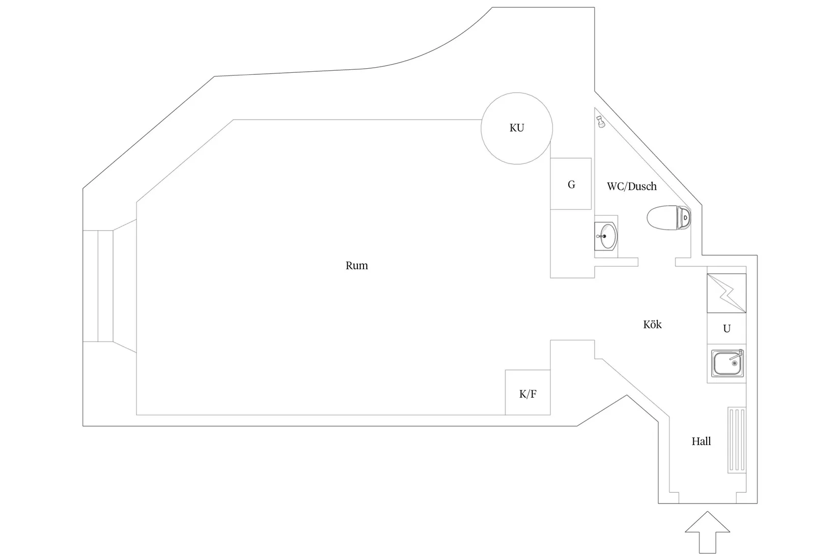 Bostadsrätt, Upplandsgatan 25A, 4tr, Vasastan, Stockholm