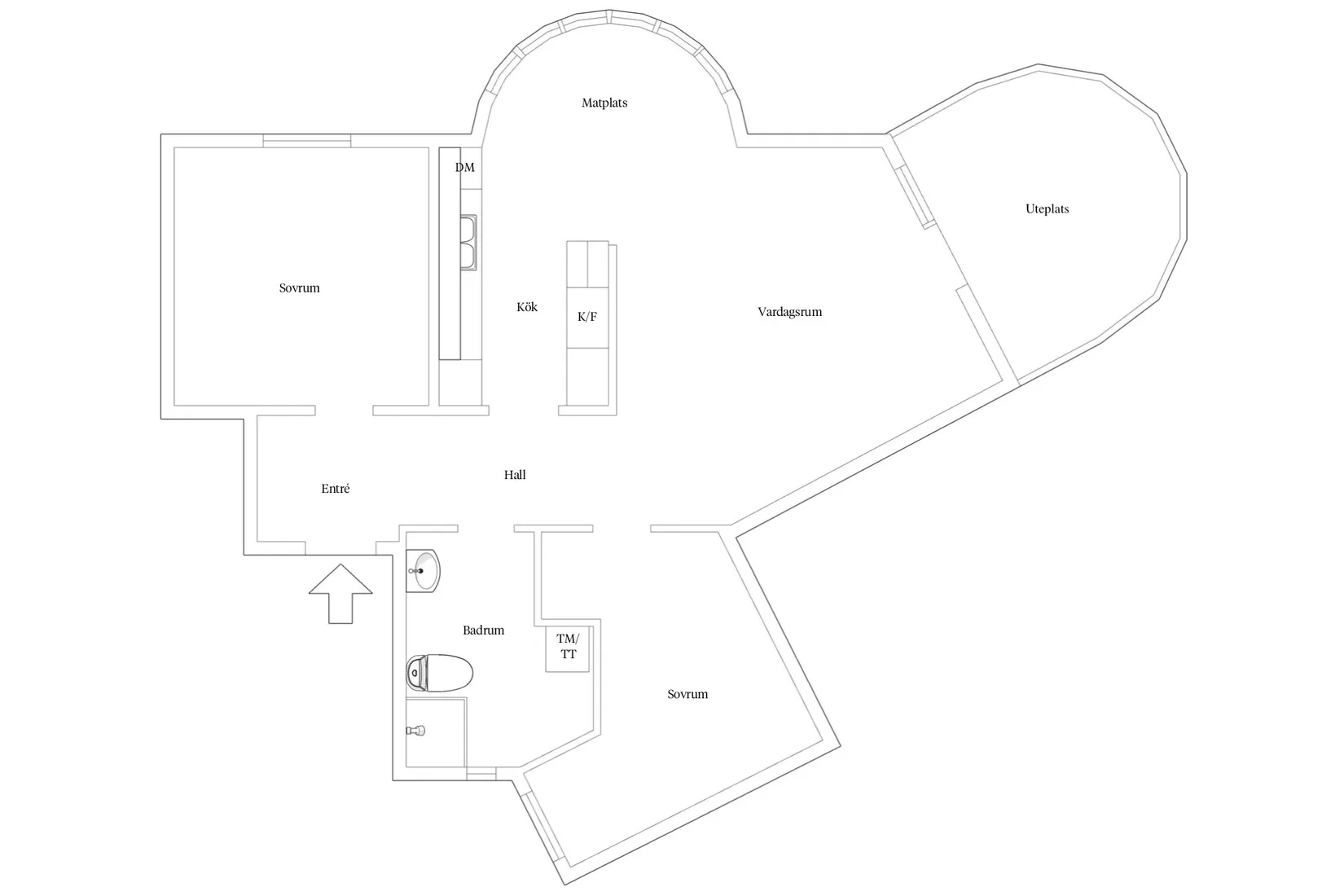 Bostadsrätt, Margaretavägen 3 C, Möllevången, Lund