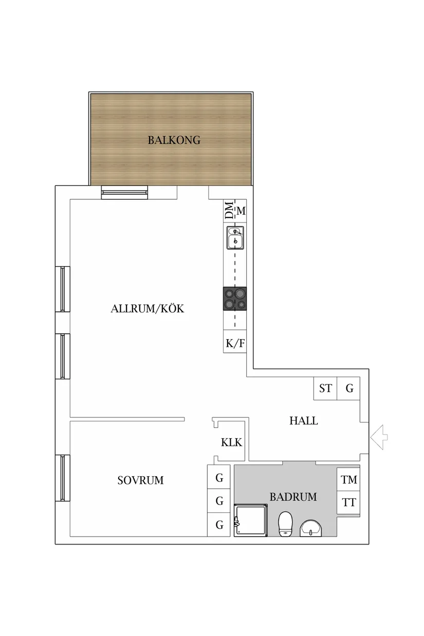 Bostadsrätt, Brunekullevägen 5B, Skrea Brunekulle, Falkenberg