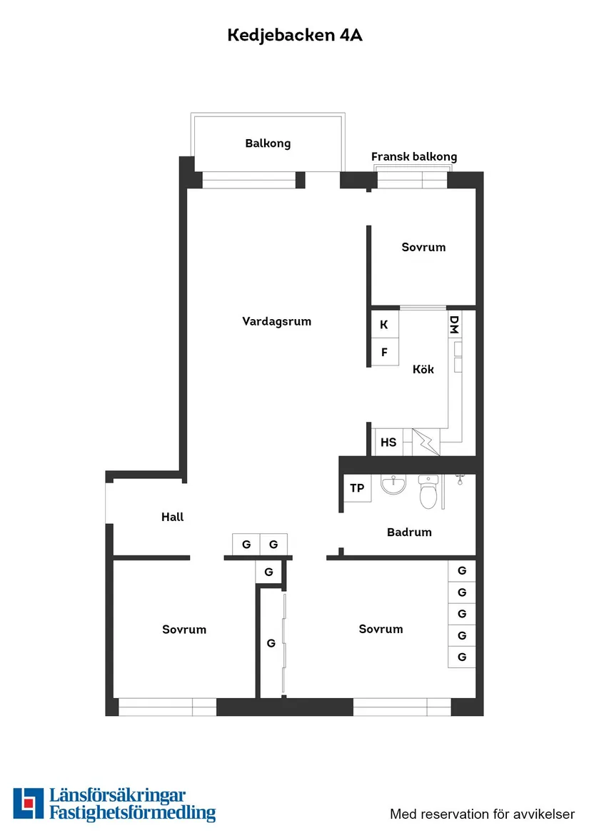 Bostadsrätt, Kedjebacken 4A, Gustavsberg, Värmdö