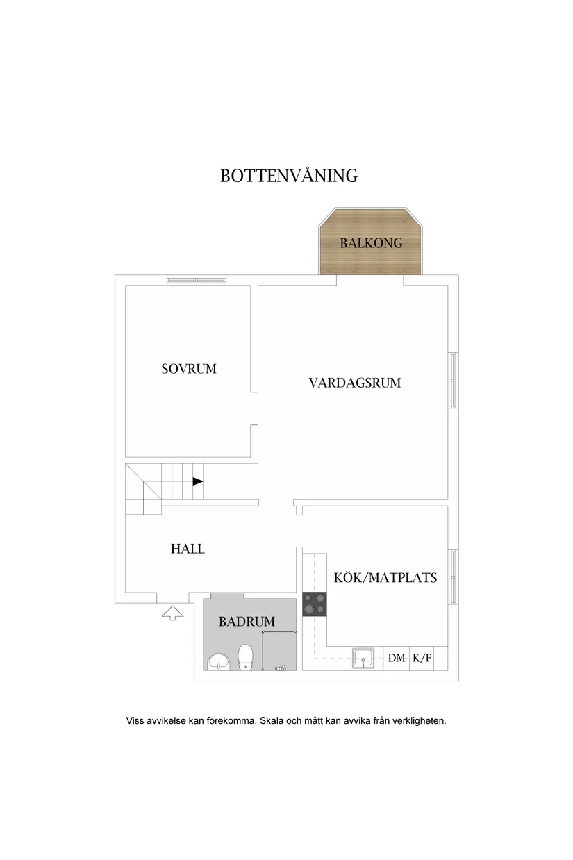 Bostadsrätt, Falckens Väg 32, Centralt - Väster, Halmstad