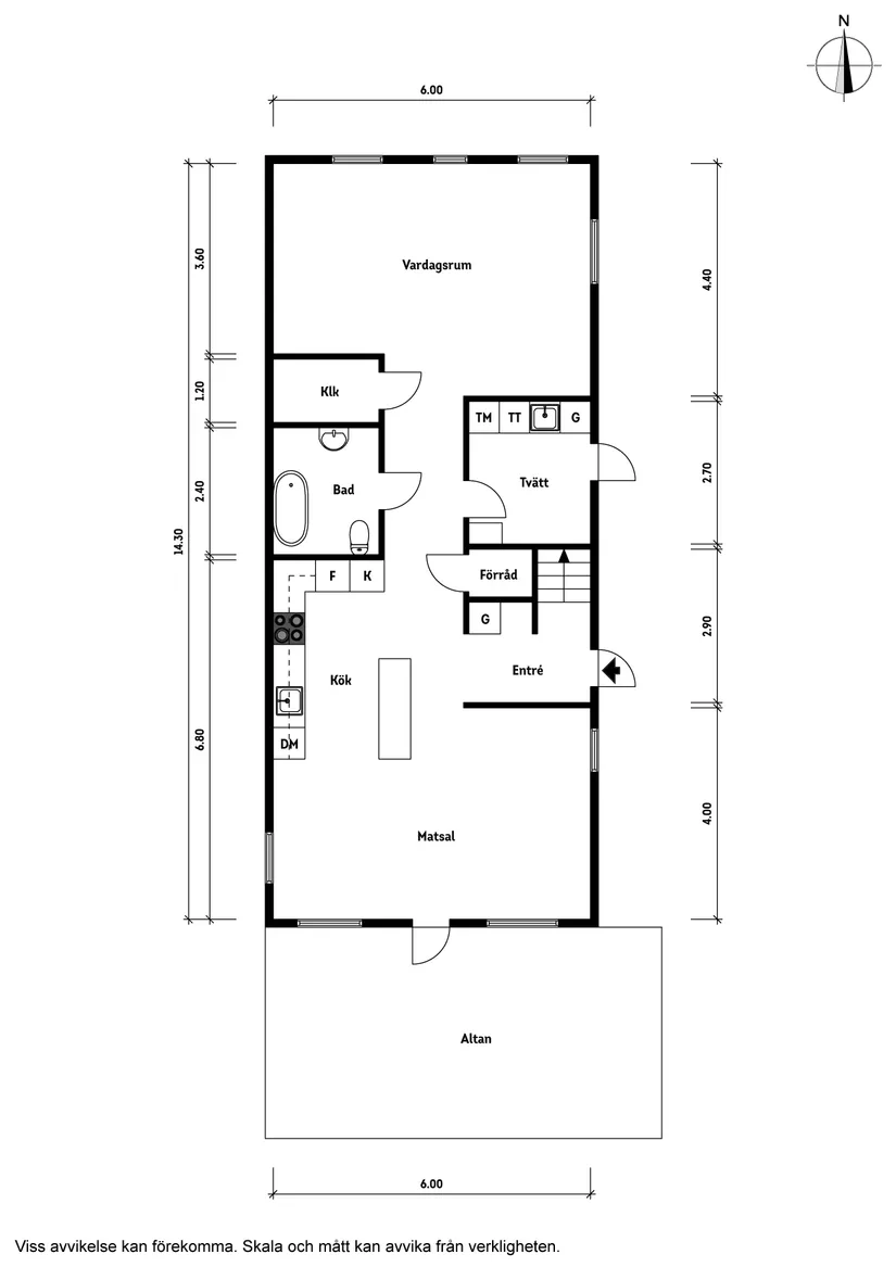 Villa, Radhus, Katjavägen 13, Fjärås, Kungsbacka
