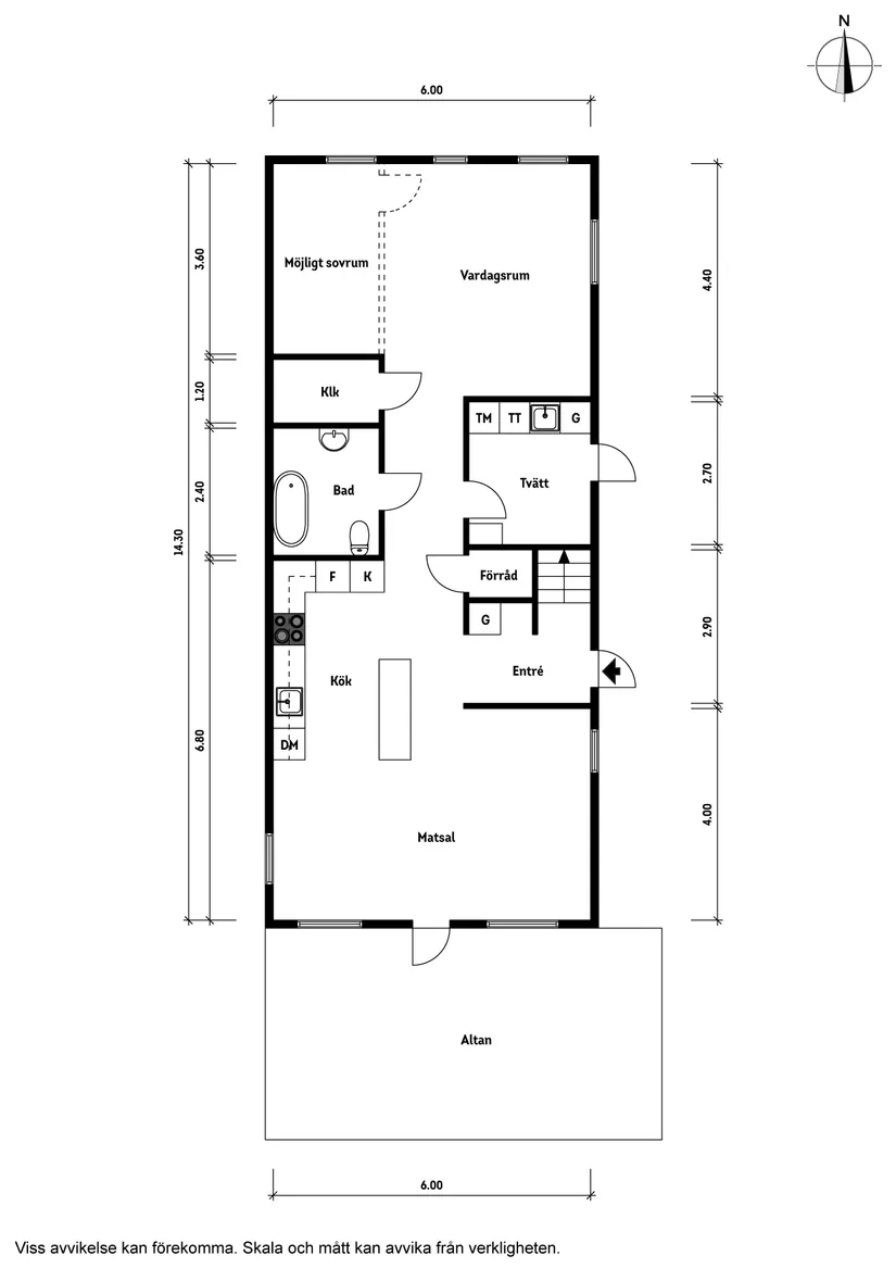Villa, Radhus, Katjavägen 13, Fjärås, Kungsbacka