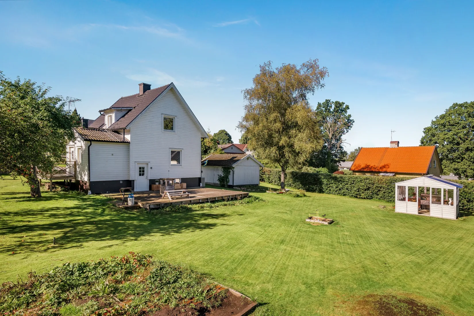 Villa, Bergsbovägen 12, Örby, Mark