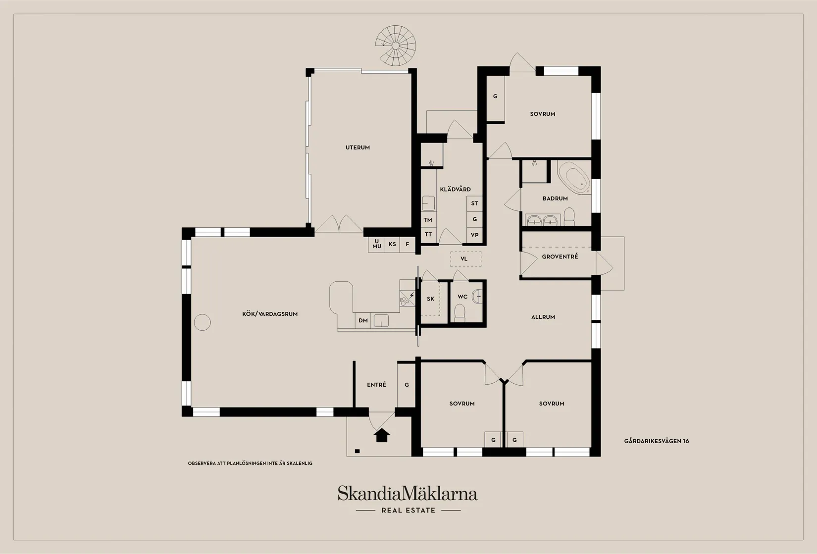 Villa, Gårdarikesvägen 16, Trummenäs, Karlskrona