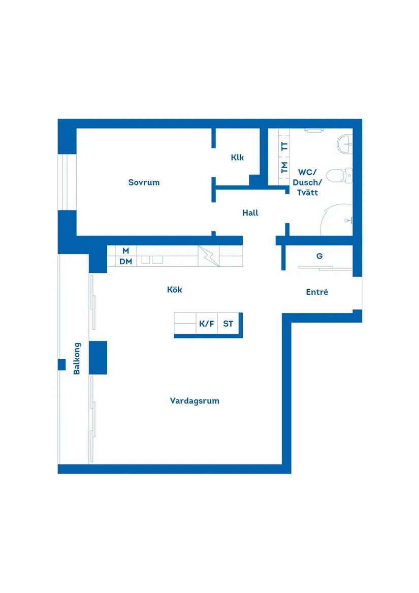 Bostadsrätt, Ottilia Adelborgs gata 6C, Pottholmen, Karlskrona