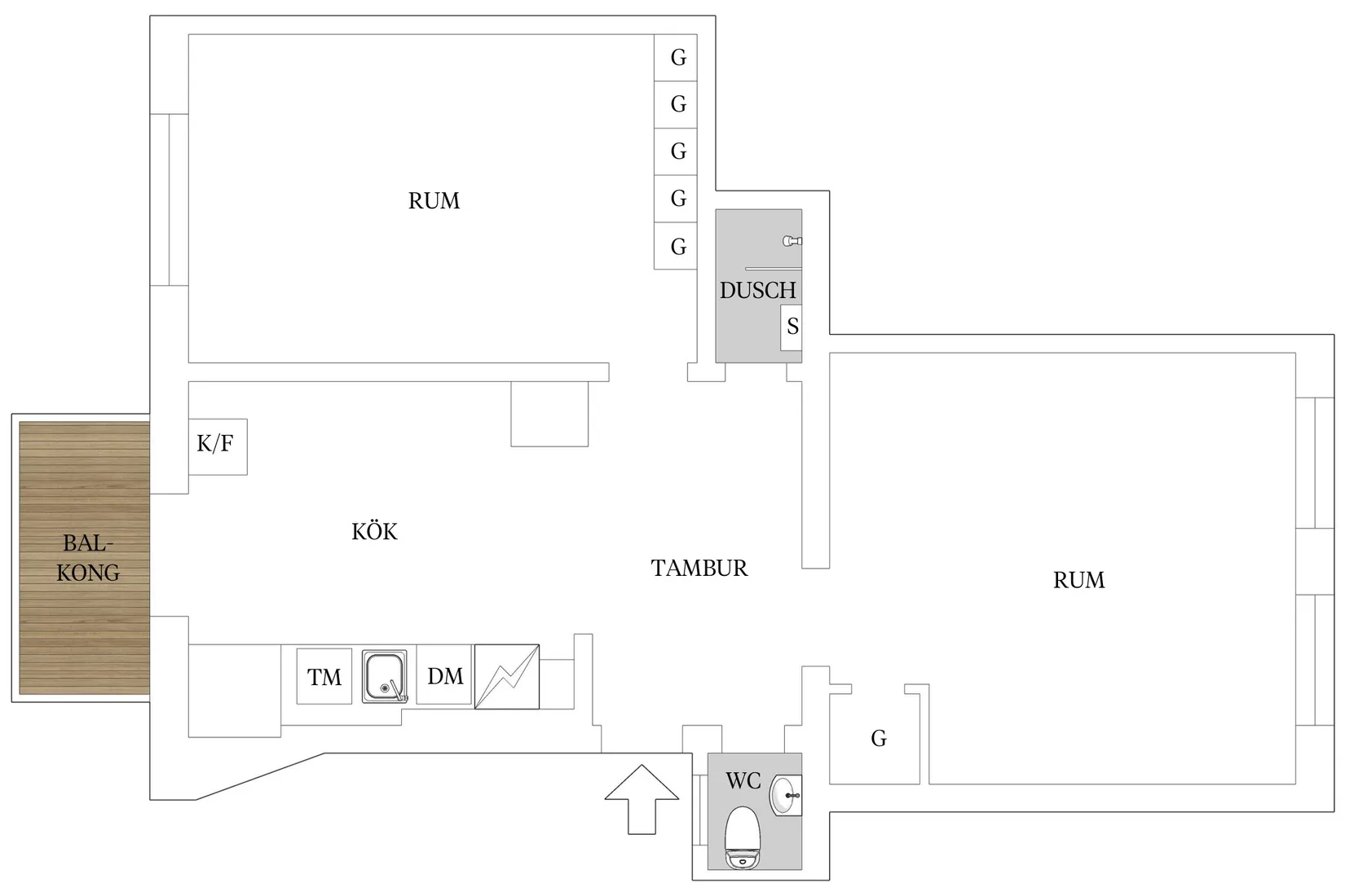 Bostadsrätt, Tullgatan 3A, Lund - Centrum, Lund