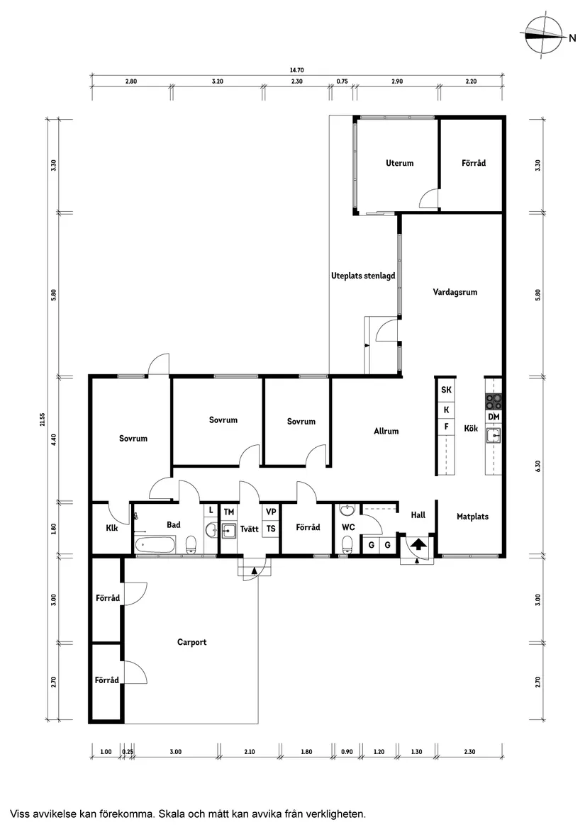 Villa, Radhus, Sjögräsvägen 14, Vallda, Kungsbacka