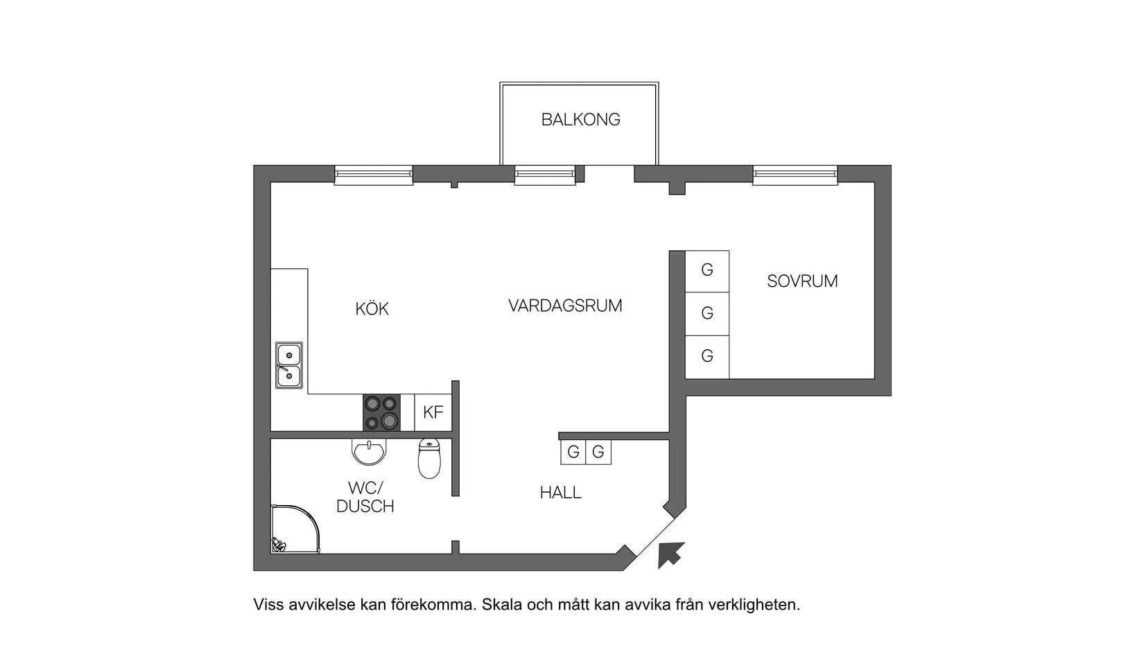 Bostadsrätt, Hissjövägen 40, Haga, Umeå