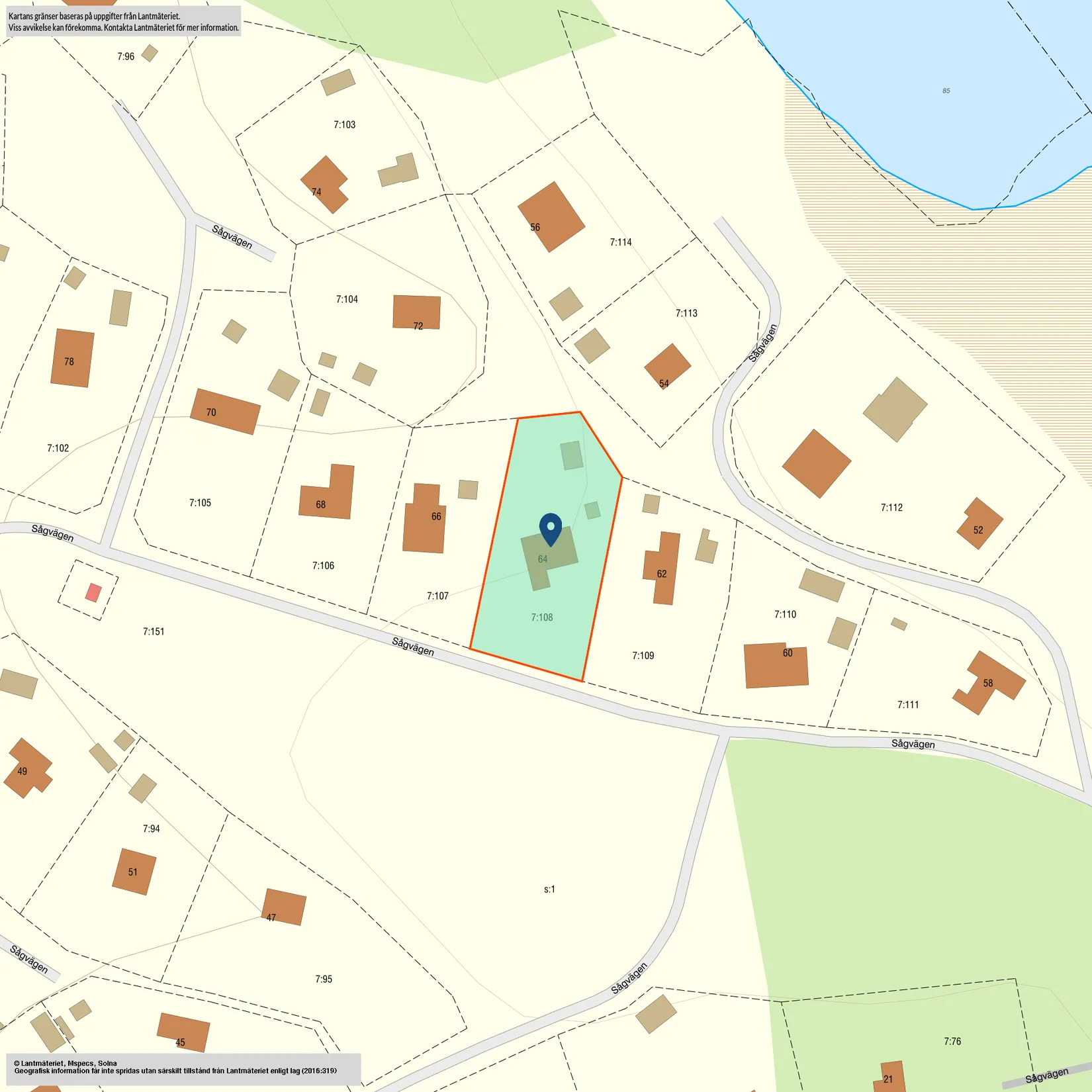 Fritidshus, Sågvägen 64, Sågarholmen, Linköping