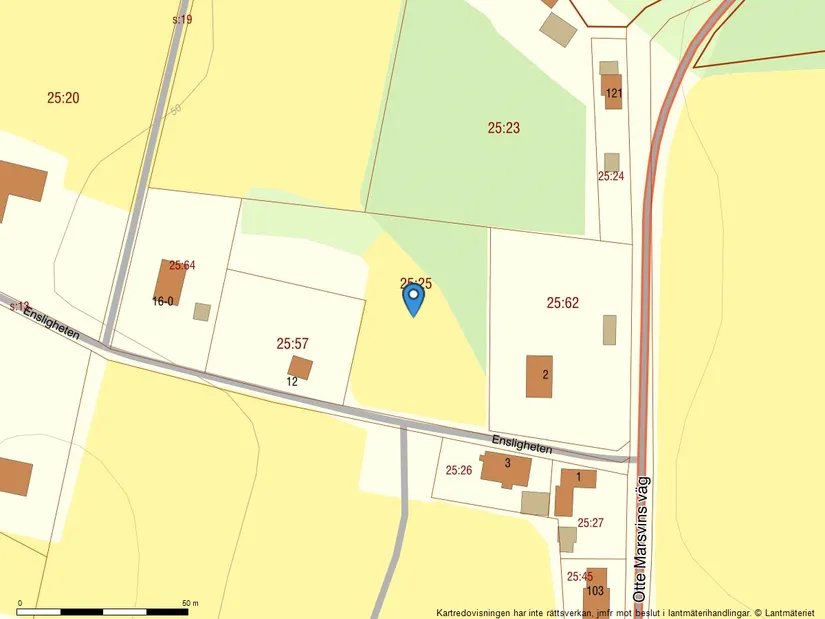 Tomt, Ensligheten, Snårestad, Ystad