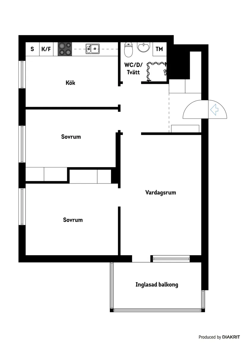 Bostadsrätt, Trädgårdsgatan 11, Oxelösund
