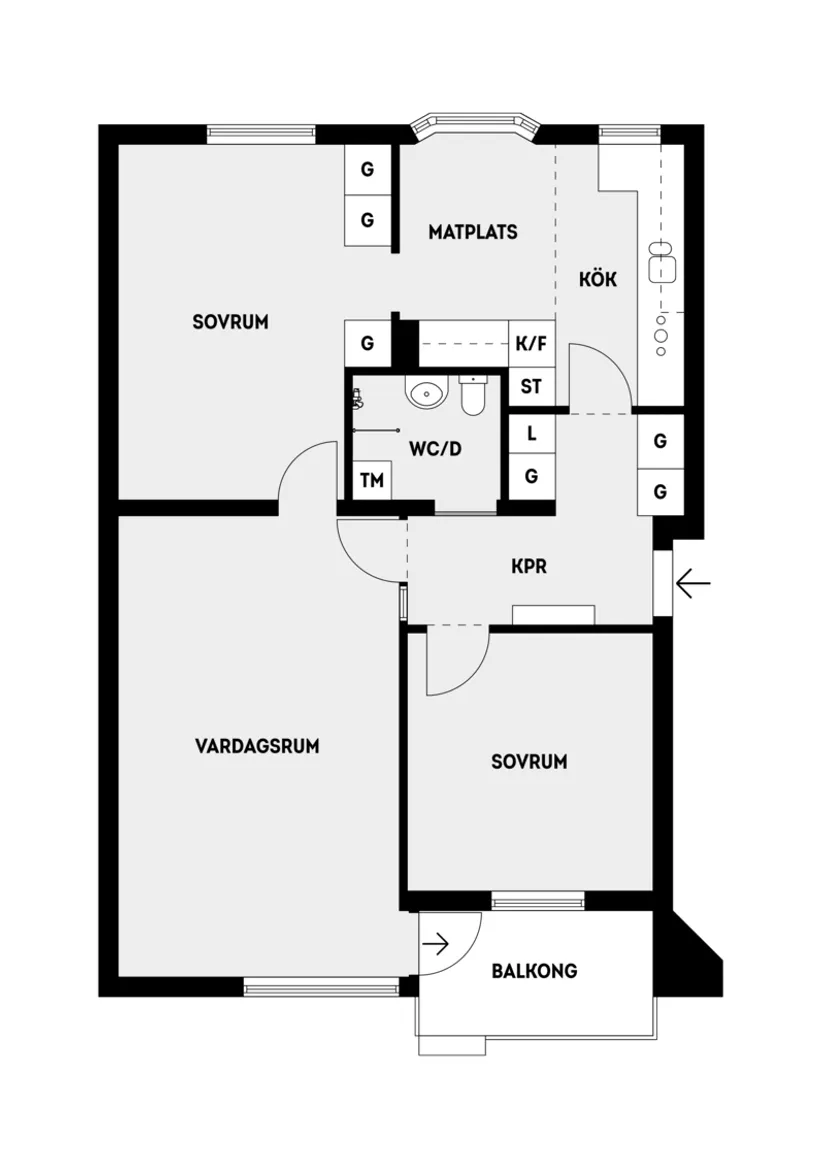 Bostadsrätt, Örnstigen 13, Näsbypark, Täby