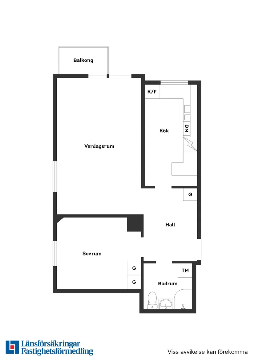 Bostadsrätt, Krondikesvägen 22, Tegelplan, Östersund