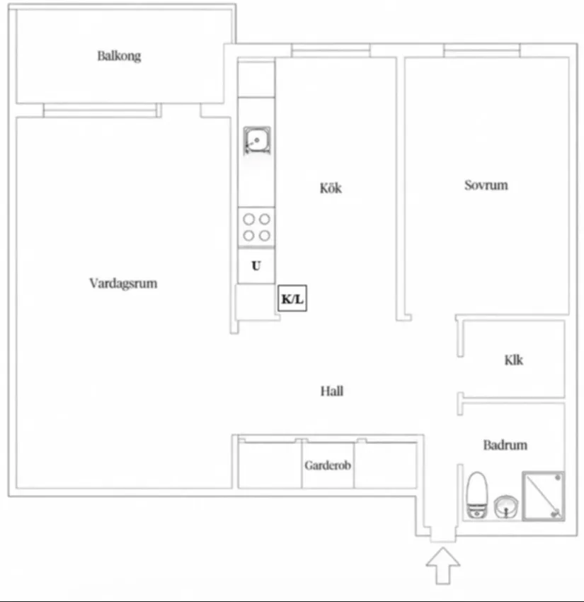 Bostadsrätt, Kulladalsgatan 26A, Kulladal, Malmö