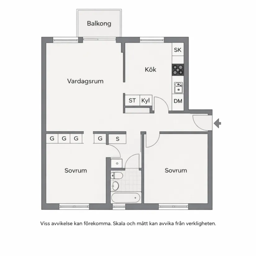 Bostadsrätt, Bergsrådsvägen 32, Bagarmossen, Stockholm