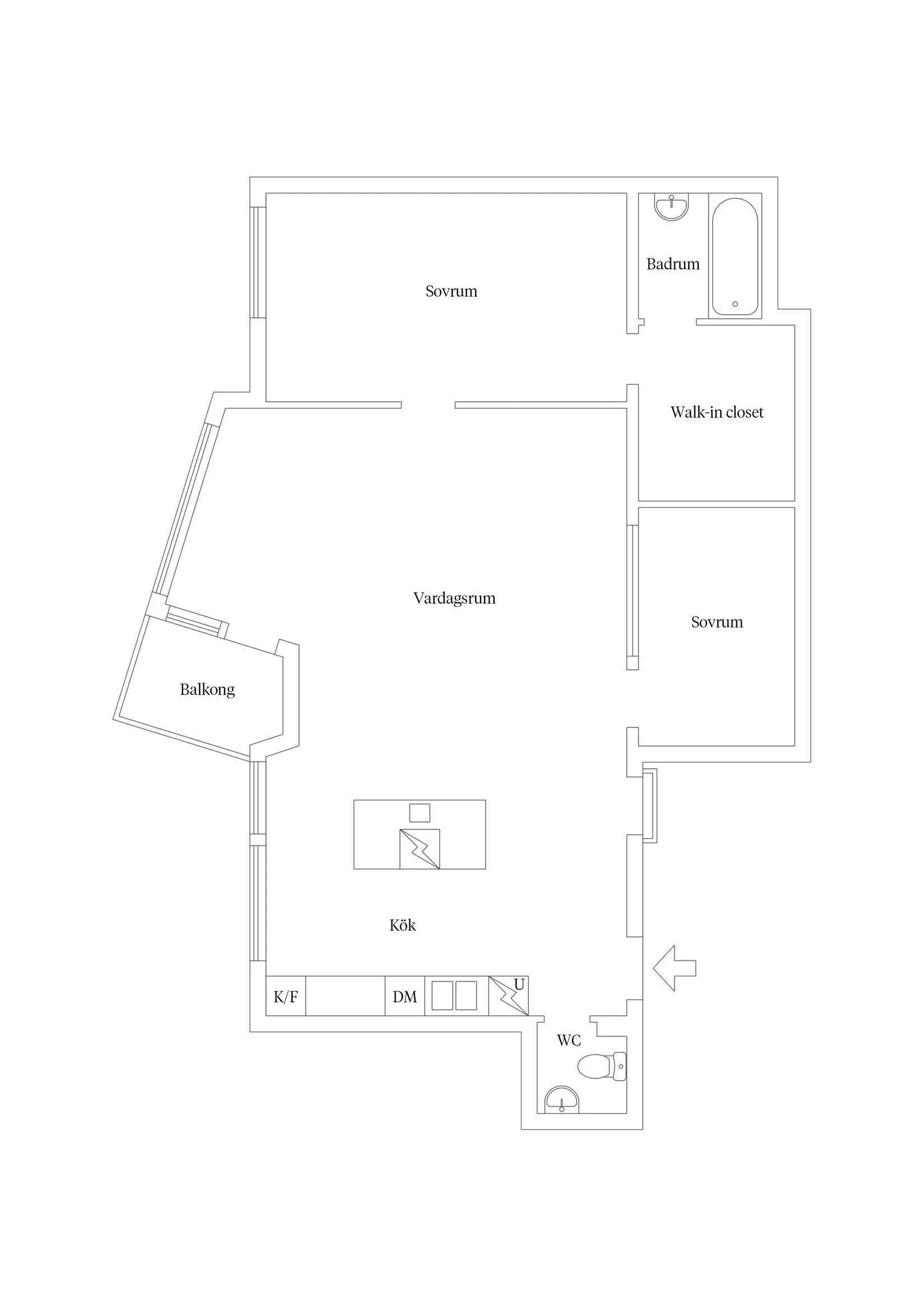 Bostadsrätt, Limhamnsvägen 12B, Ribersborg, Malmö