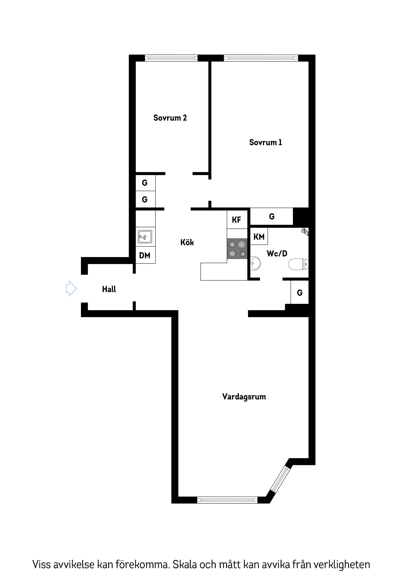 Bostadsrätt, Brantingsgatan 18, 1 tr, Gärdet, Stockholm