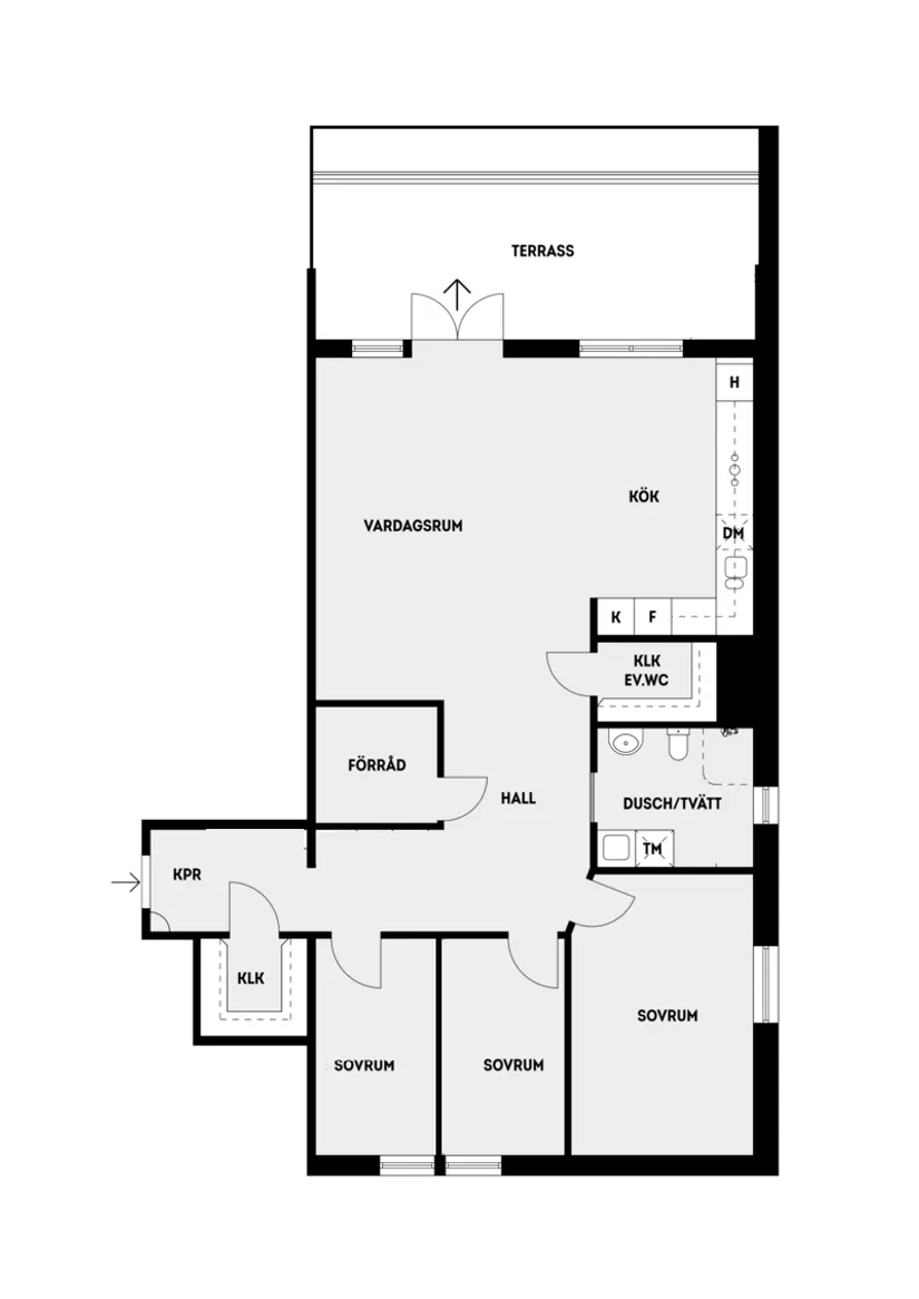 Bostadsrätt, Kabeluddsvägen 24, Gribbylund, Täby
