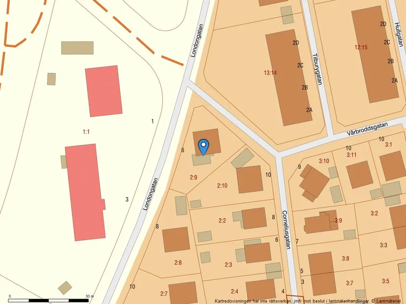 Villa, Londongatan 6, Bräcke, Göteborg