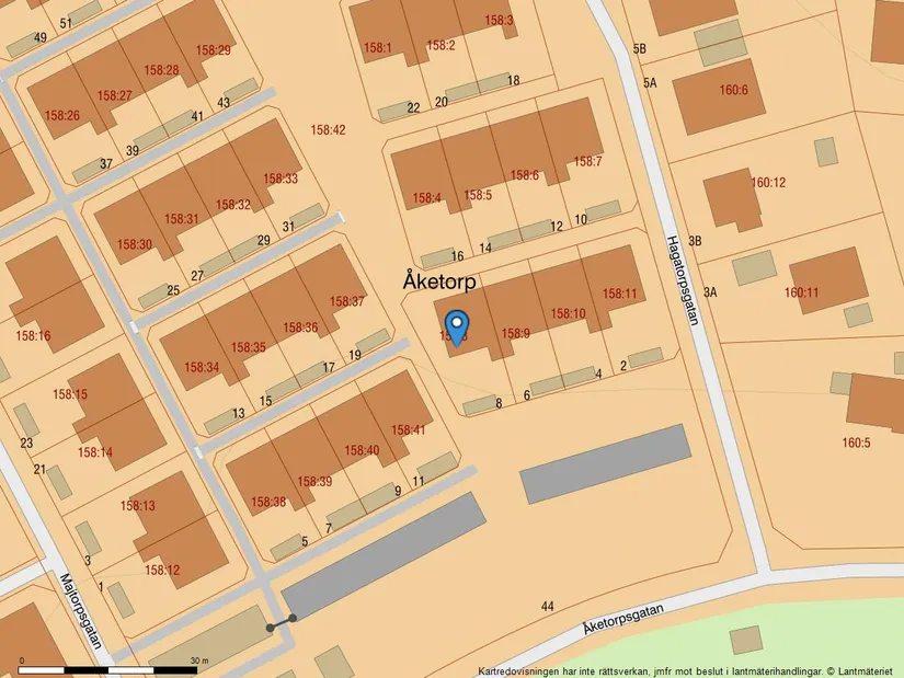 Villa, Radhus, Hagatorpsgatan 8, Hisings Backa - Åketorp, Göteborg
