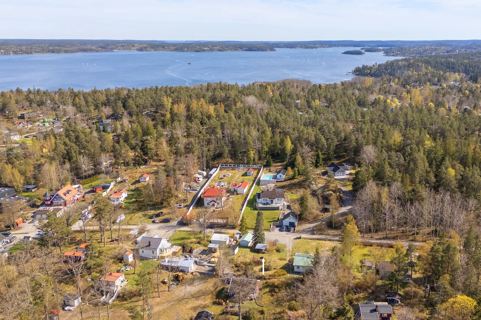 Tomt, Oxbärsvägen 5, Gustavsvik, Nacka