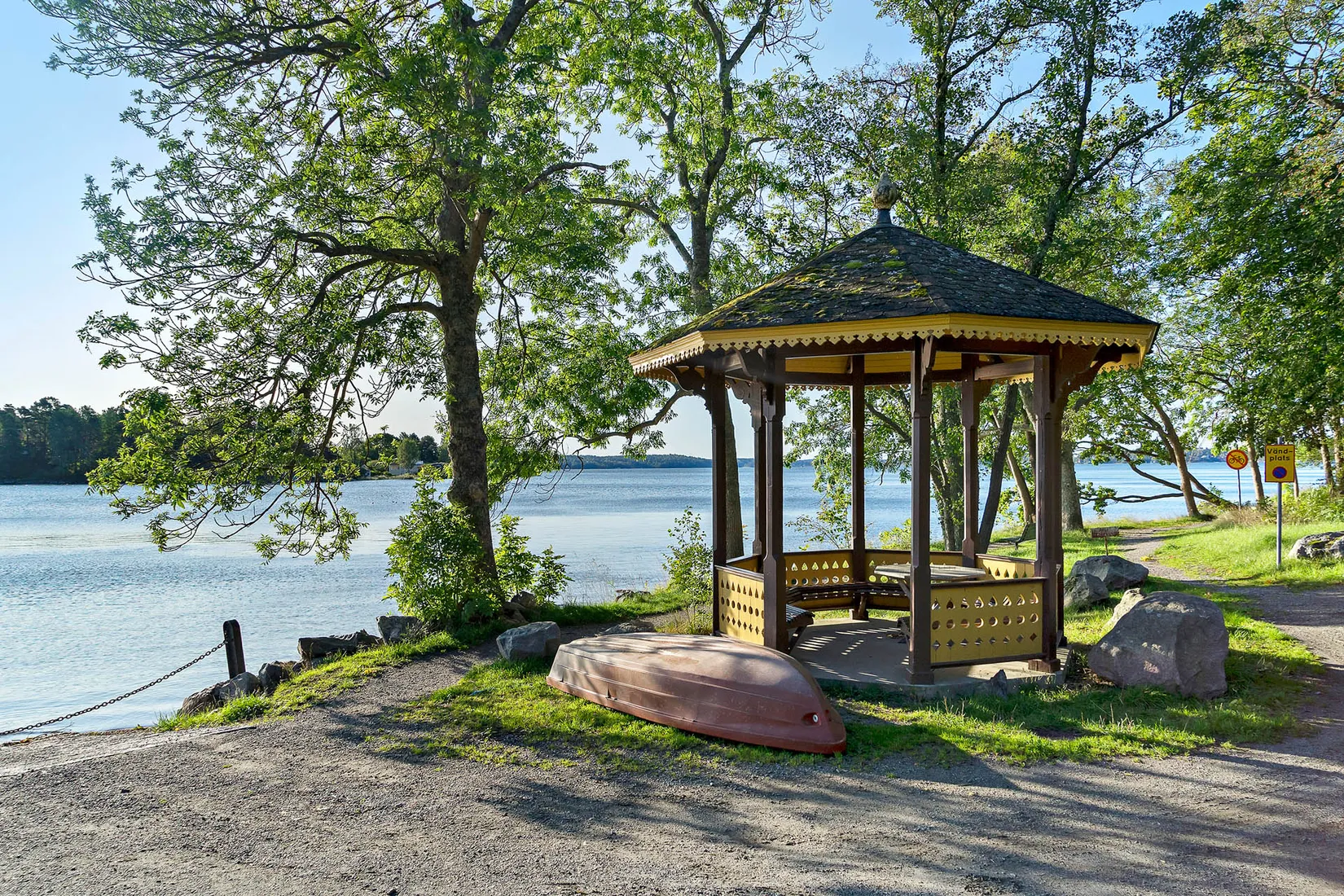 Tomt, Oxbärsvägen 5, Gustavsvik, Nacka